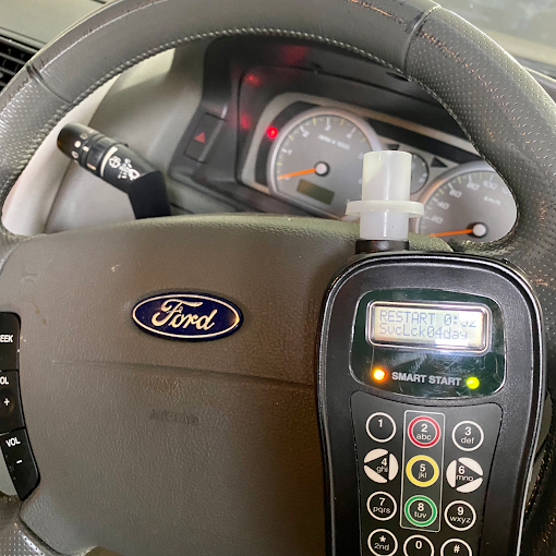 Smart Start alcohol interlock fitted in a Ford